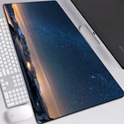 Коврик для мыши ночное небо с пришитыми краями термопечать коврик для мыши ноутбук клавиатура pad игровые аксессуары 2 мм3 мм