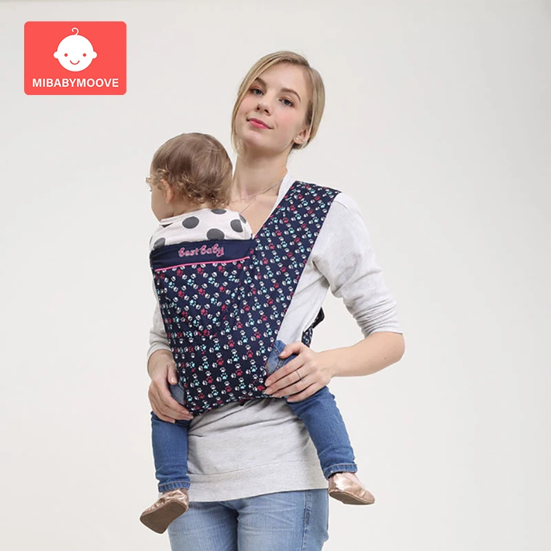 Эргономичный рюкзак кенгуру для переноски ребенка простой хлопковый