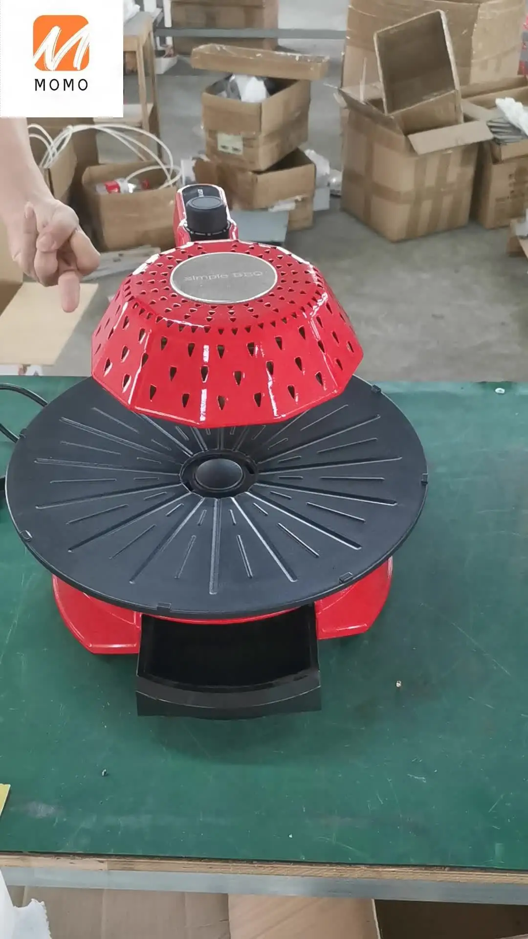 

smokeless home or commercial bbq grill set electric rotary barbaque grill barbecue machine
