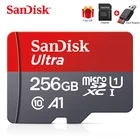 Карта памяти SanDisk A1 256 ГБ 128 Гб 64 ГБ 32 ГБ 16 ГБ U3 Micro sd карта класс 10 UHS-3 флэш-карта памяти Microsd TFsd карта s UHS-1