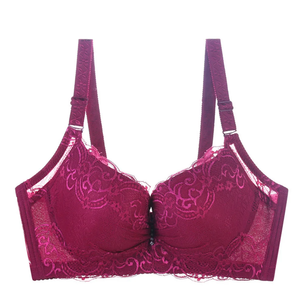 

Женский кружевной бюстгальтер с эффектом пуш-ап, чашка 34-46 C D DD E