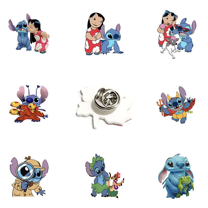 Эпоксидная акриловая булавка для лацканов Disney креативный дизайн ювелирные