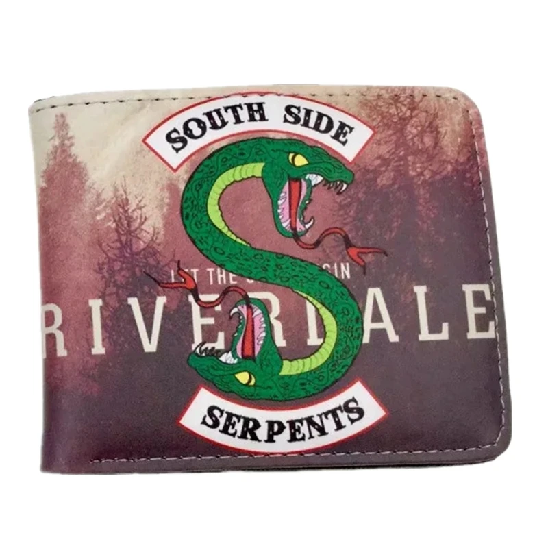 Короткий кошелек с ривердэйлом из мультфильма южная сторона карманом для монет |