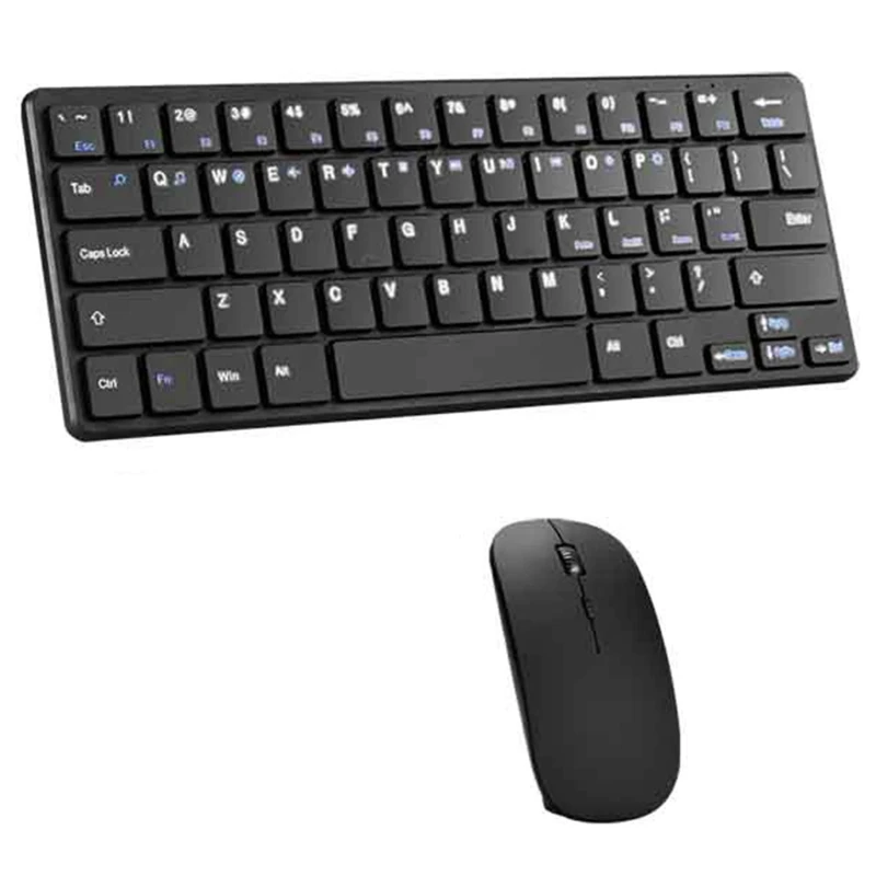 

2.4G Wireless Keyboard Mouse Combo Set 1200DPI Silent USB Control for Notebook Laptop Desktop PC Computer