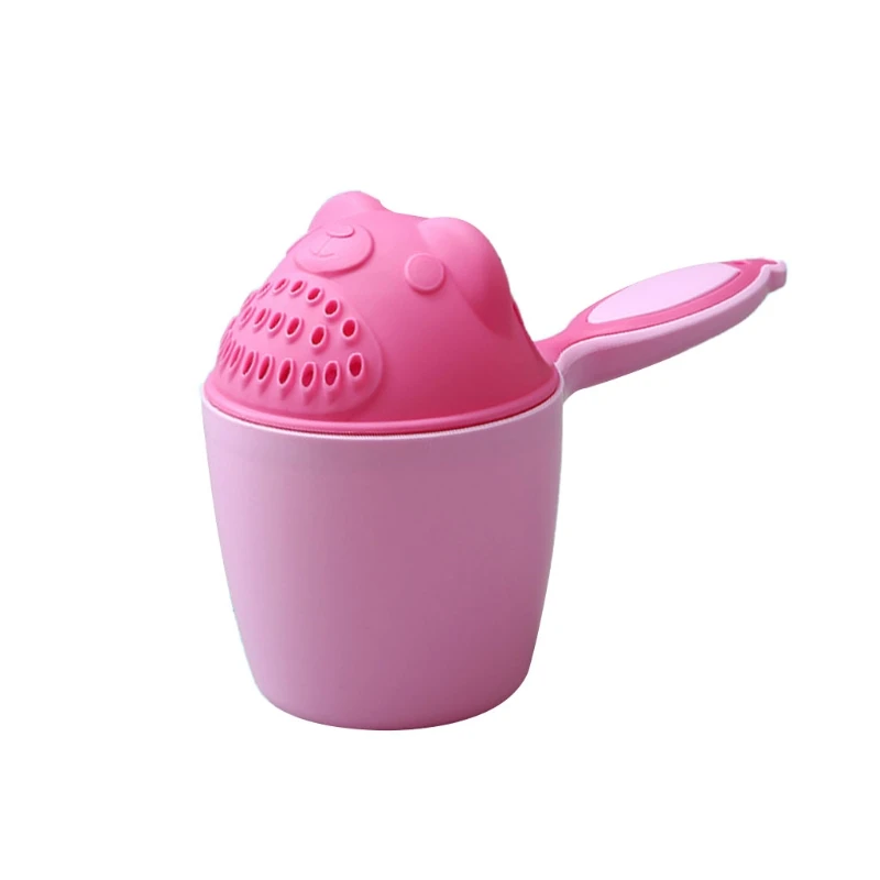 Limpiador de cascada con dibujos animados para ba&ntilde;o de beb&eacute;, copa de pl&aacute;stico para lavado de ducha y champ&uacute; para ni&ntilde;os, 85DE-1