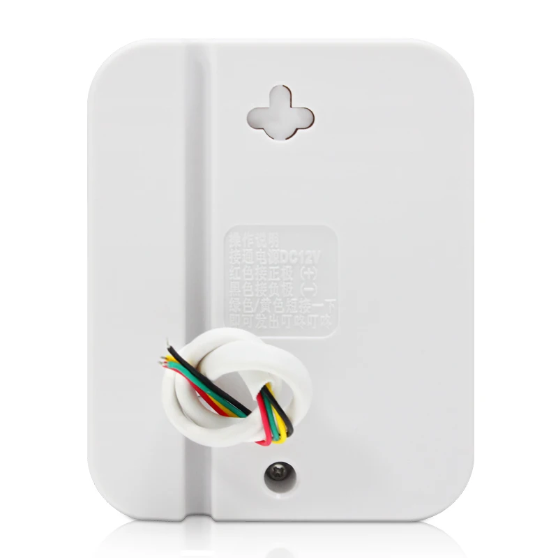 Пластиковый проводной дверной звонок 12 В постоянного тока провод управления
