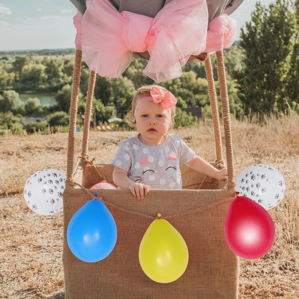 

1 Set Creative Birthday Decorative Latex Balloons Party Supply (Colorful)
