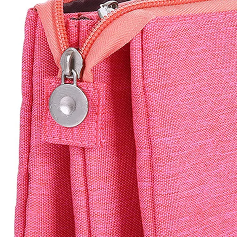 Супер вместительный чехол для карандашей три отсека держатель сумка ручек