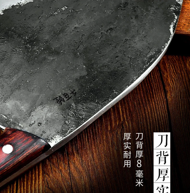 Кухонный нож из нержавеющей стали Тан ножи для нарезки с деревянной ручкой