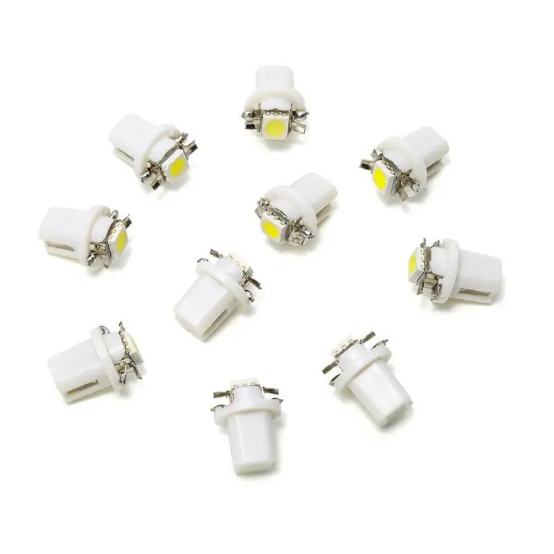 Автомобильные светодиодные приборные панели 10xT5 B8.5D 5050 1SMD светильник шт. клин для