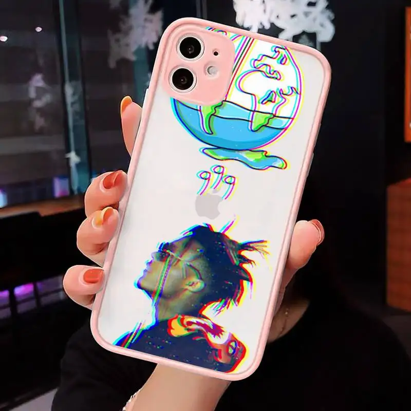 

Juice Wrld Phone Case Matte Transparent for iPhone 7 8 11 12 s mini pro X XS XR MAX Plus cover funda