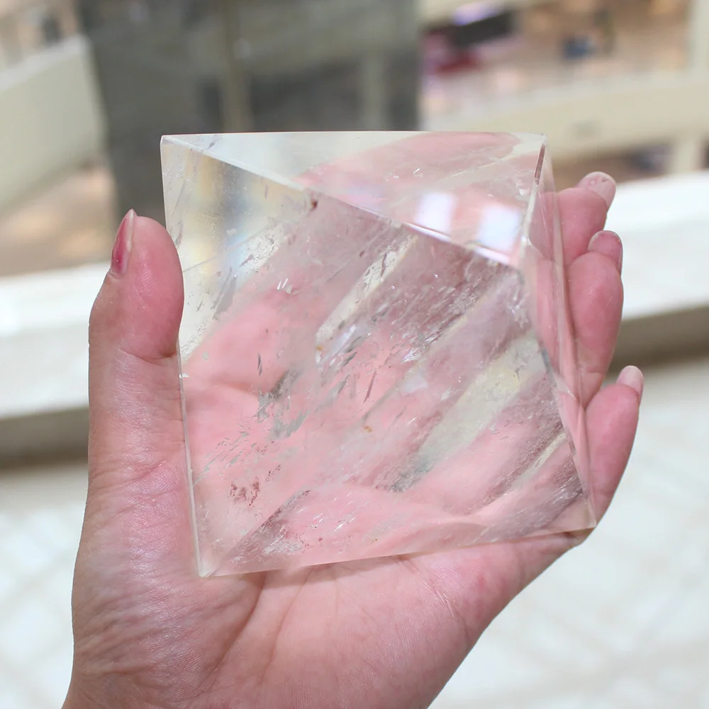 Free Shipping Huge Natural Clear Quartz Crystal Pyramid Reiki Healing cristal Energy stone Home Decoration | Дом и сад