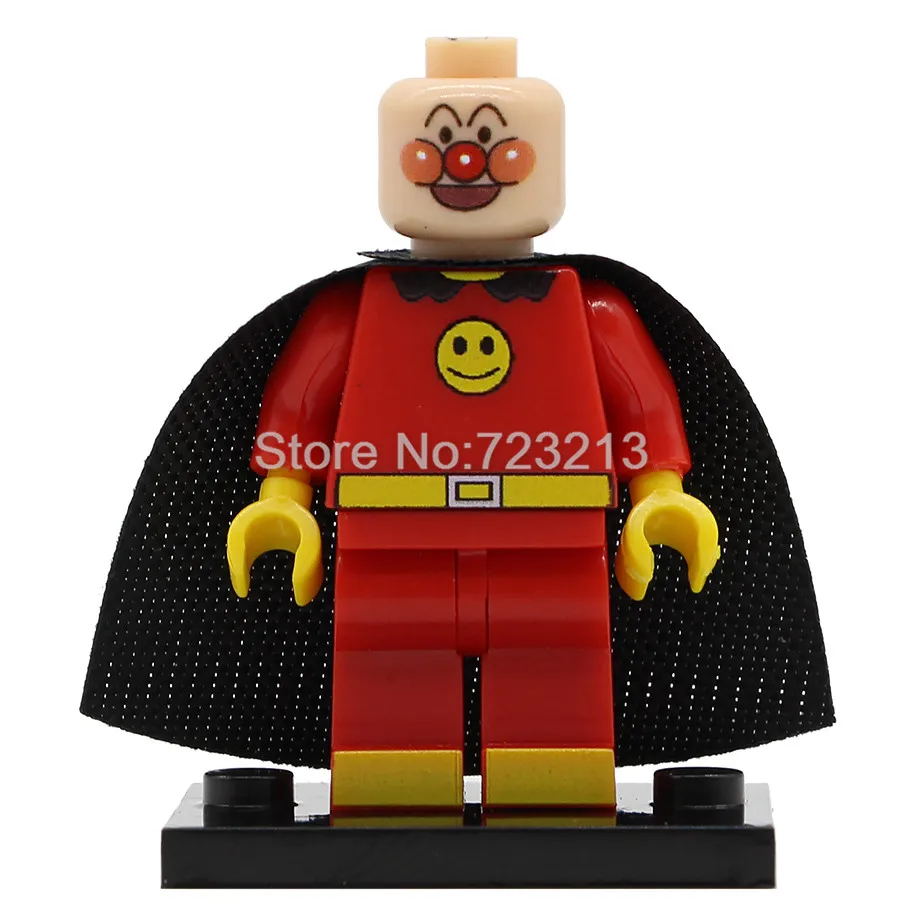 Anpanman Лидер продаж, Японский комикс, рисунок Наруто Хацунэ Мику, фигурка мазингер Z, набор строительных блоков, модель, комплекты кирпичей, игрушка, рождественский подарок - Цвет: Anpanman