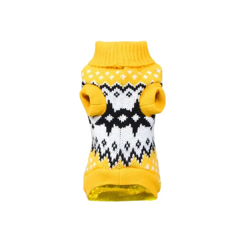 Одежда для домашних животных свитер собак хлопковая одежда щенков зимняя теплая