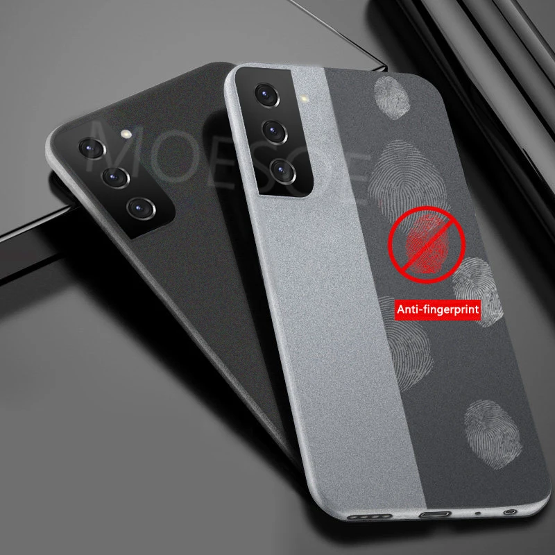 Ultra-Thin Sandstone Matte Case For Samsung Galaxy A54 A53 A52 5G A51 A71 A72 A32 S22 S21 S20 FE S23 Ultra Slim Soft Back Cover