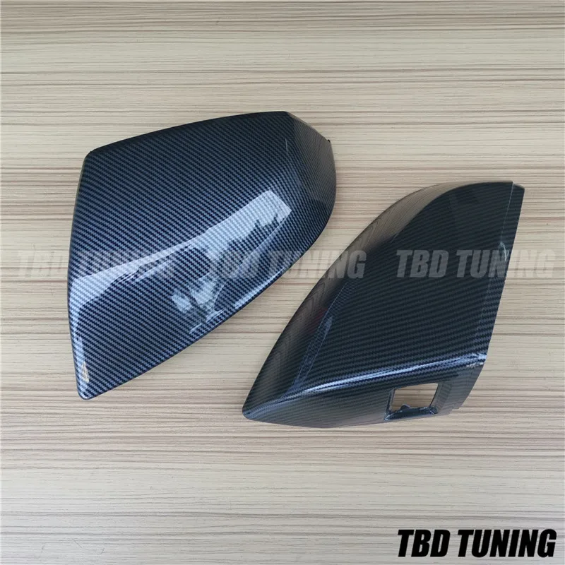 For Audi Q5 SQ5 Q7 SQ7 Carbon Fiber Look Rear View Mirror Cover 2016 20107 2018 2019 | Автомобили и мотоциклы