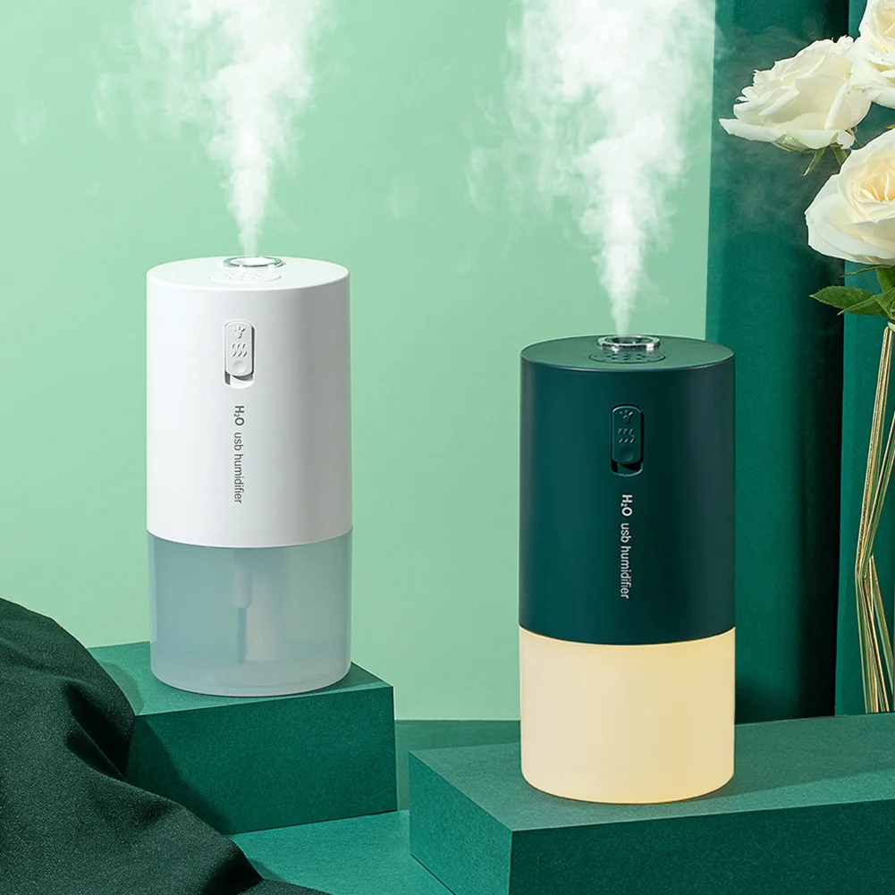 

Mini Portable Humidifier Aroma Essential Oil Diffuser Mist Maker for Household Car USB Silent Fogger Humidifier with Night Lamp