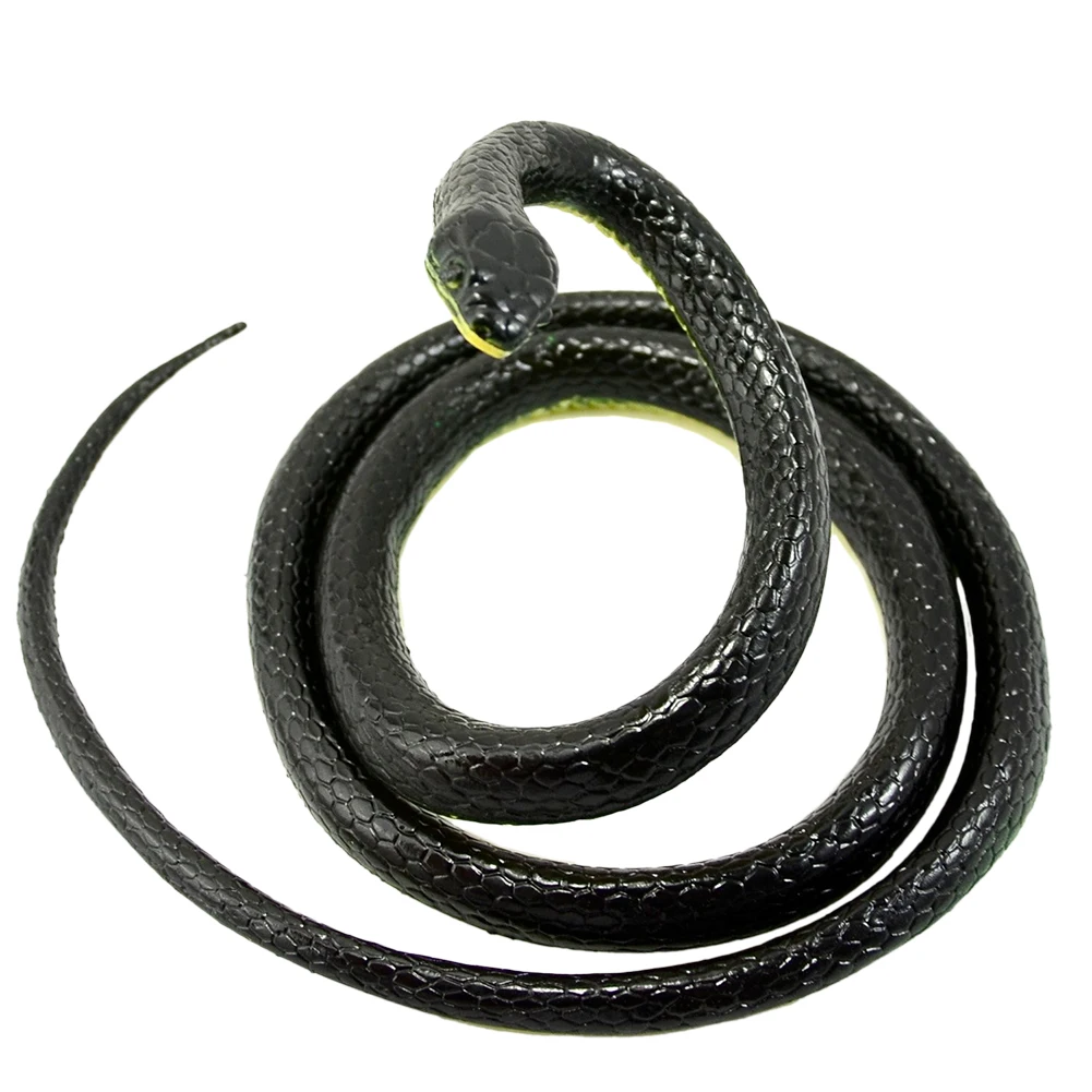 

Soft Rubber Toy 130cm Snake Safari Garden Props Joke Prank Gift Novelty and Gag Playing Jokes Toys Halloween SALE