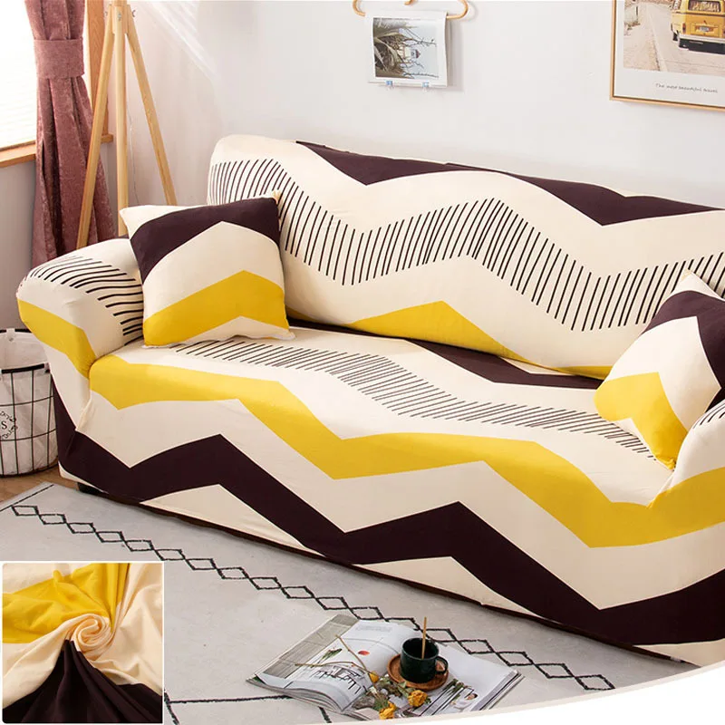 Чехол для дивана нескользящее эластичное крепление полноразмерный чехол