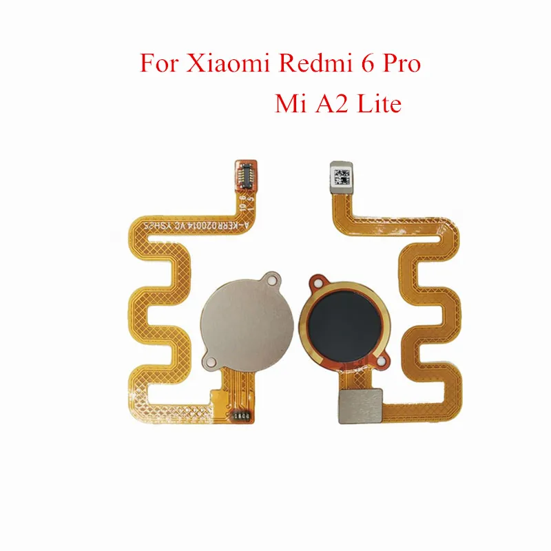 

Fingerprint Sensor Scanner Home Return Key Menu Button Touch ID Flex Cable Ribbon for Xiaomi Redmi 6 Pro / Mi A2 Lite