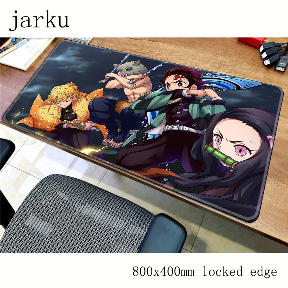 

Kimetsu no Yaiba mouse pad gamer 800x400x3mm notbook mouse mat Popular gaming mousepad large home pad mouse desk padmouse