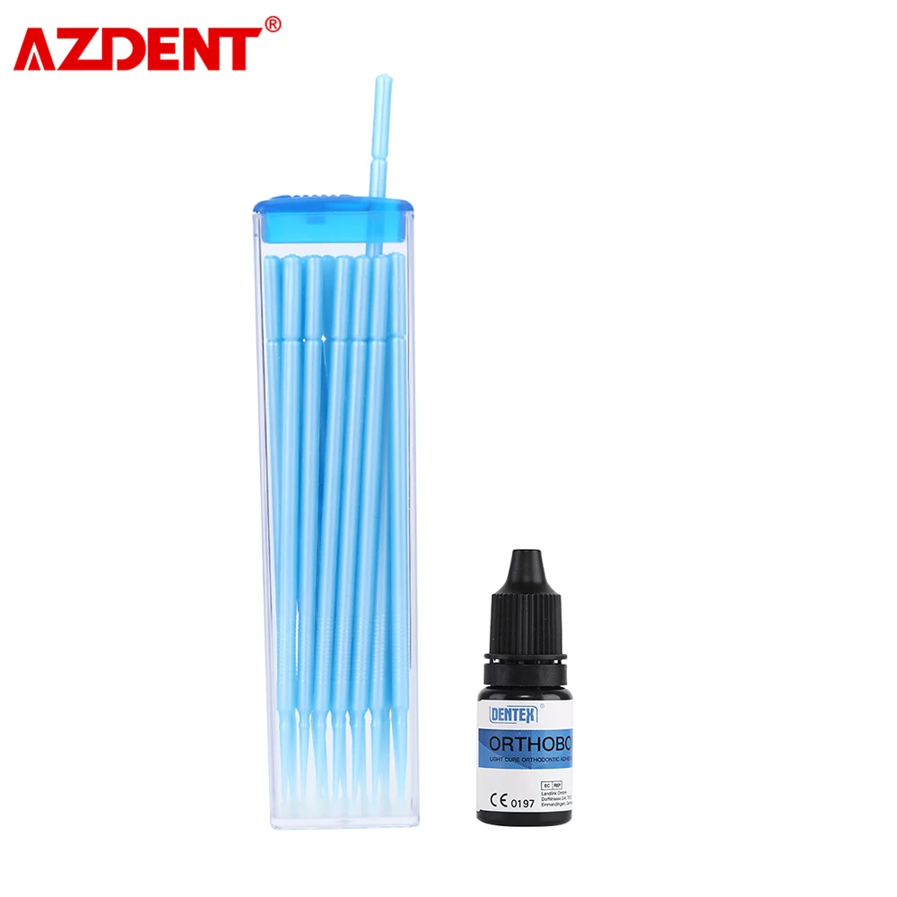 

Dental Orthodontic Adhesive Kit Total-Etching Type Orthobond Light Cure Direct Bonding 6ml Primer 5ml Etching Gel 12g Paste