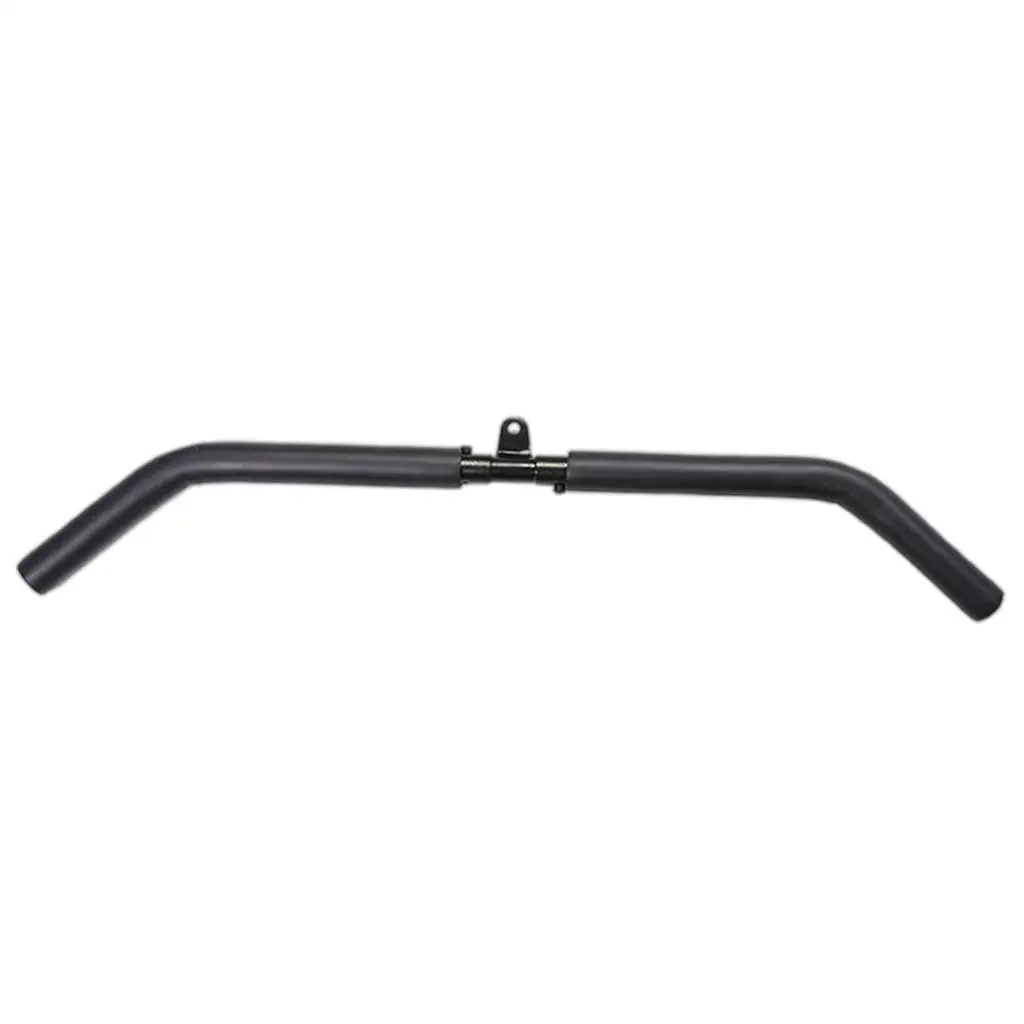 

LAT Pulldown Bar Cable Attachment Black for Seated Bar Triceps Body Training Strength Workout Muscle Building
