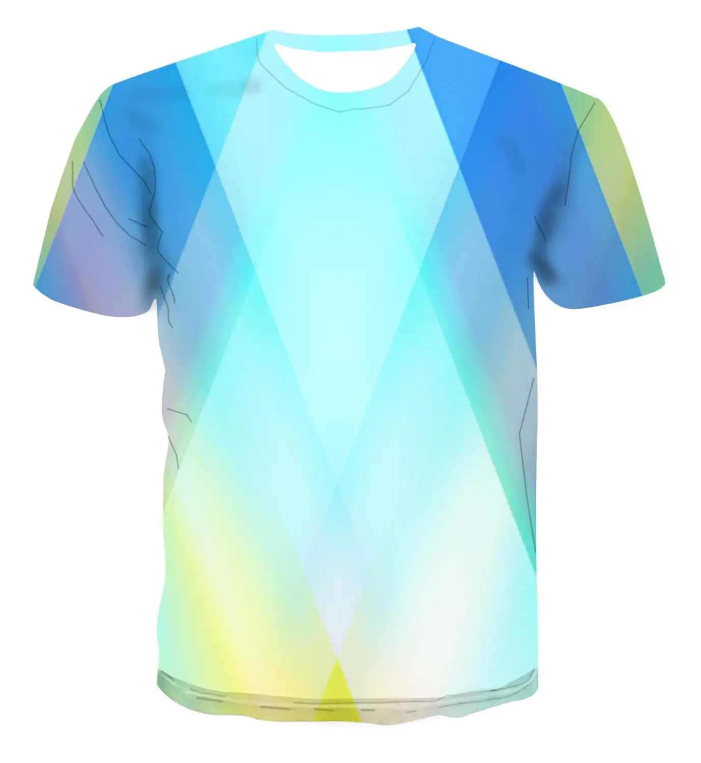 Лидер продаж 2020 новая летняя мужская футболка психоделическая красочная с 3D