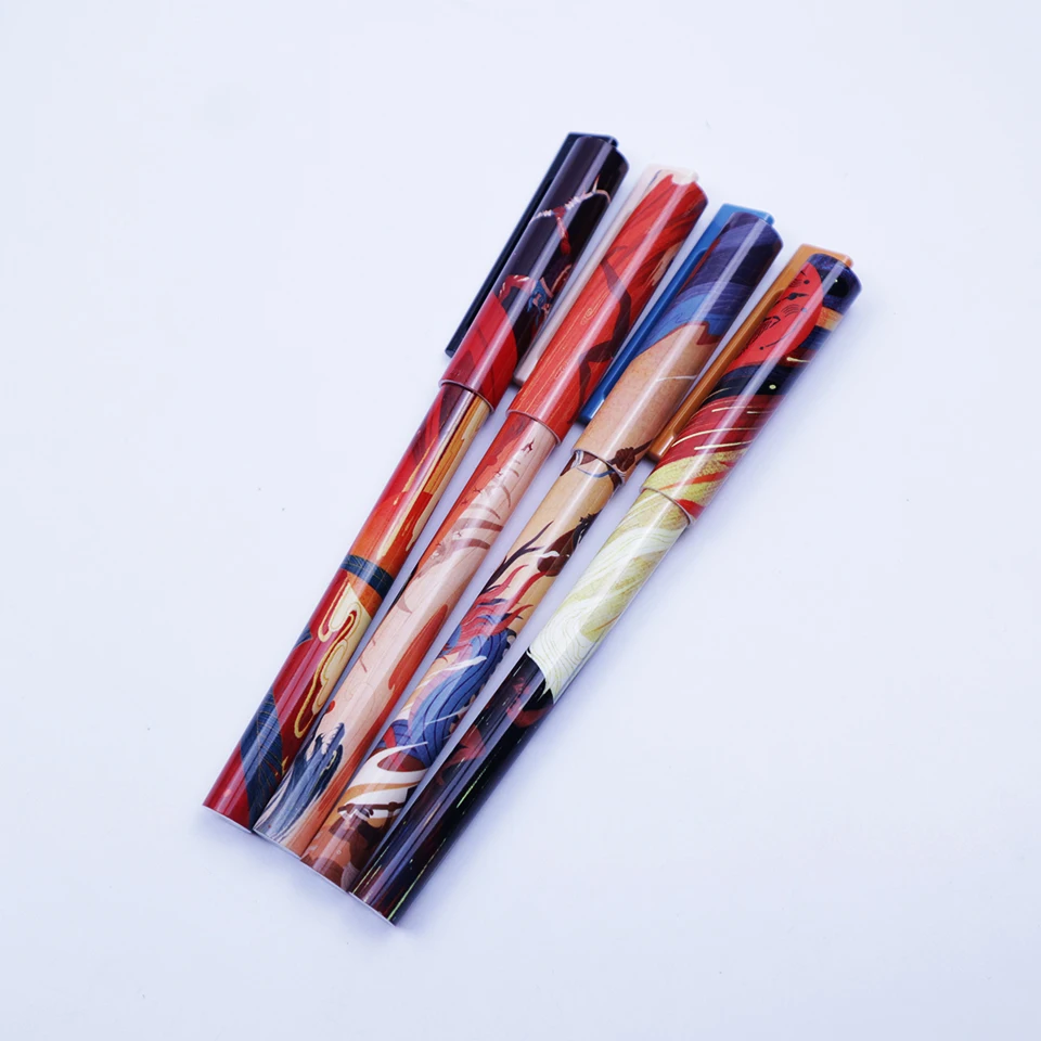 3 шт. гелевая ручка 0 5 мм черные/синие чернила Цвет ролик Высокое качество