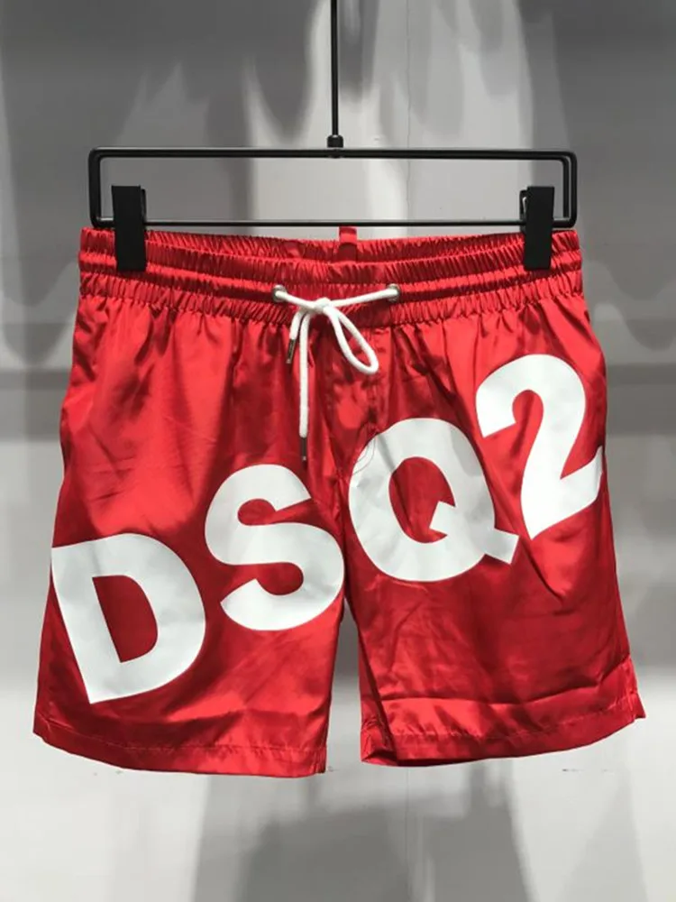 

Summer Men's New High Street Hot Sale 3D Printing Quick-Drying Brand Beach Pants Sports Fitness Beach Swimming Shorts S - 3XL