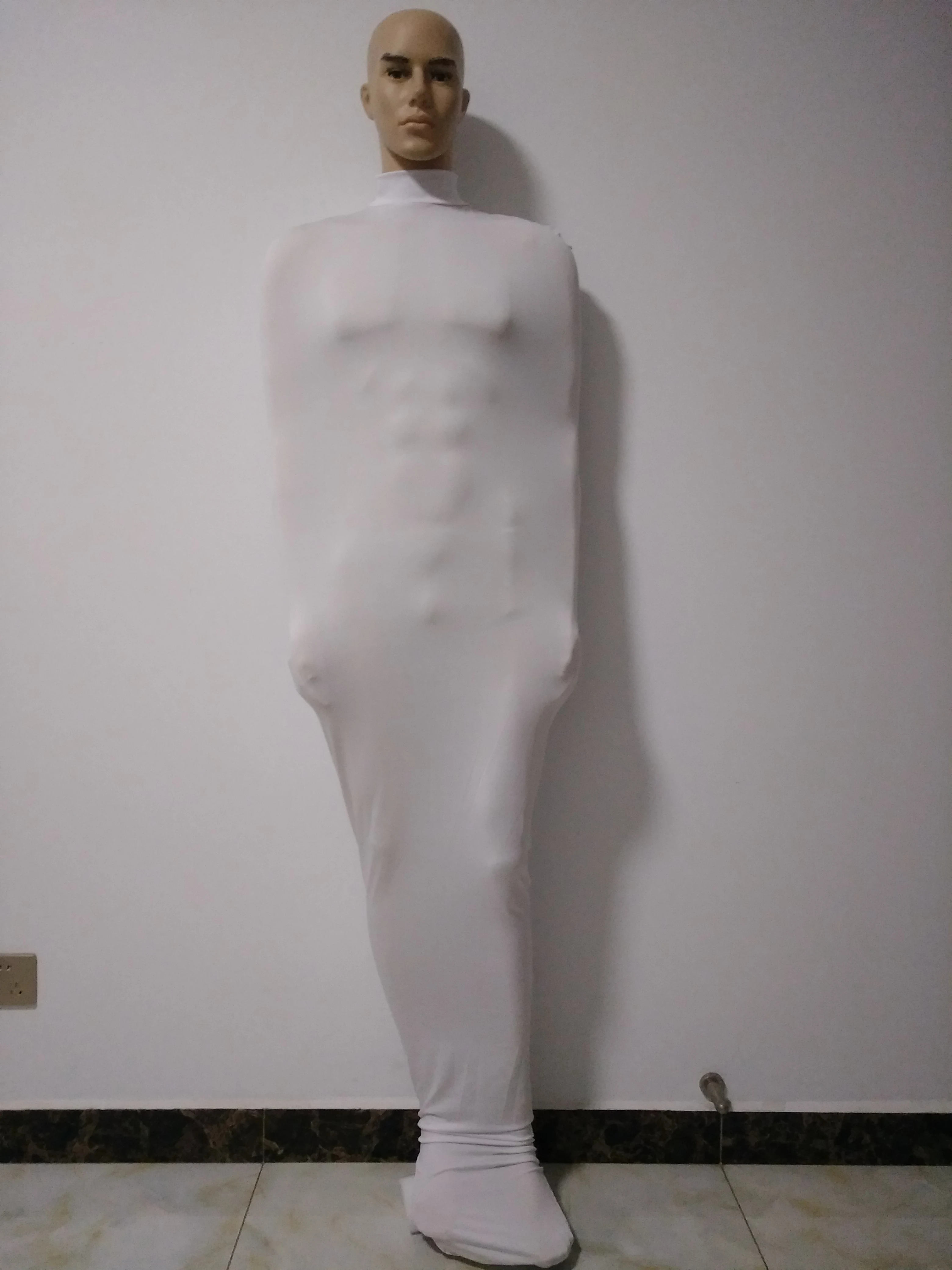 Женский бондаж белого цвета одежда для мамы костюм зентай колготки косплей боди