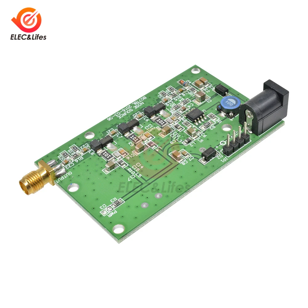 DC 12V 0.3A Источник шума варенья простой спектр внешний генератор отслеживания SMA источник случае DC12V/0.3A генератор сигнала отслеживания