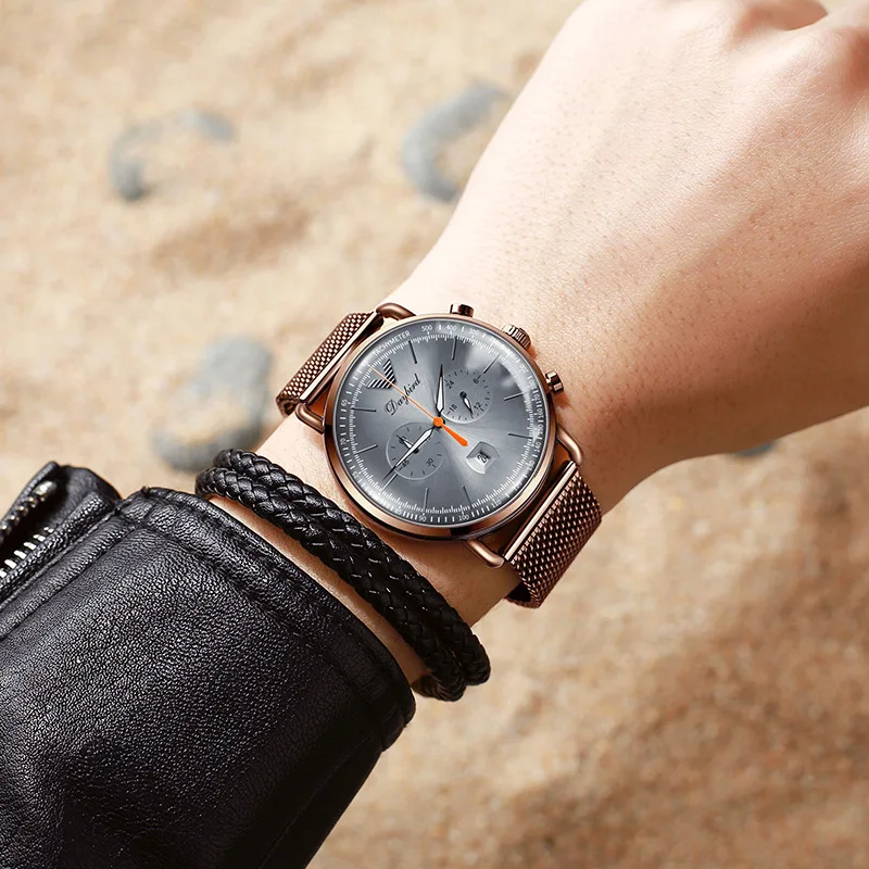 

2021 NEW Luxury Brand Daybird Men Watch Quartz Multi-Function Personality Gift Tough Guy Wristwatches New Year Gift Male Clock