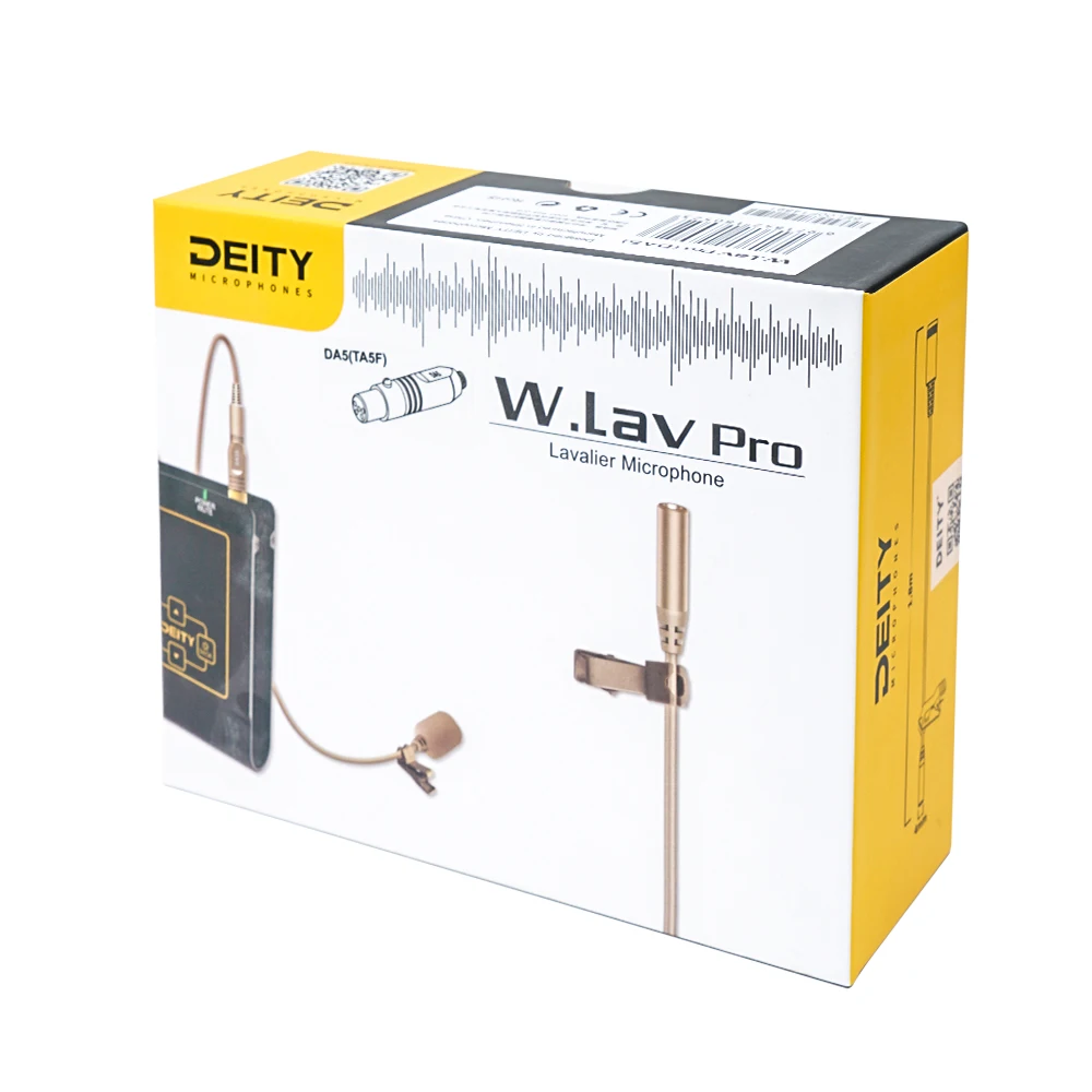Петличный микрофон Deity W.Lav Pro(DA5) IP57 Водонепроницаемый Профессиональный