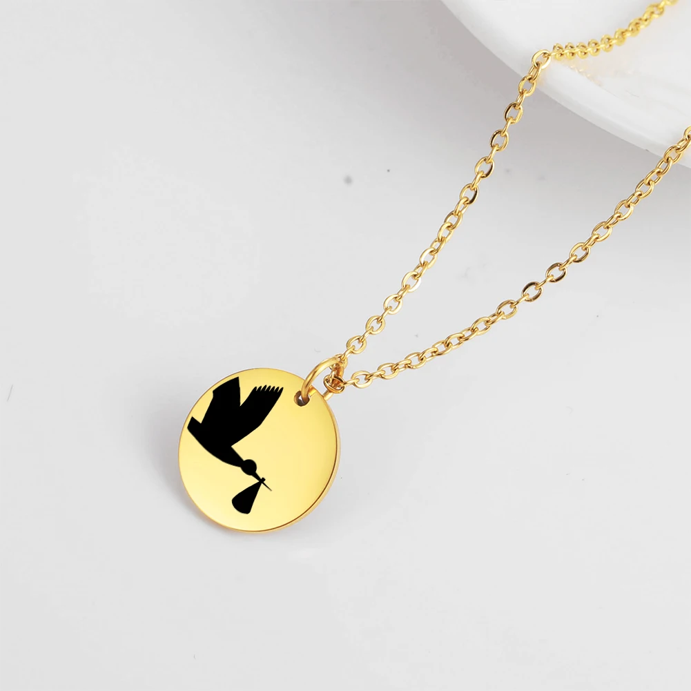 Fishhook Ожерелье с птицей дикая Гусь летающее путешествие животное отдых домой