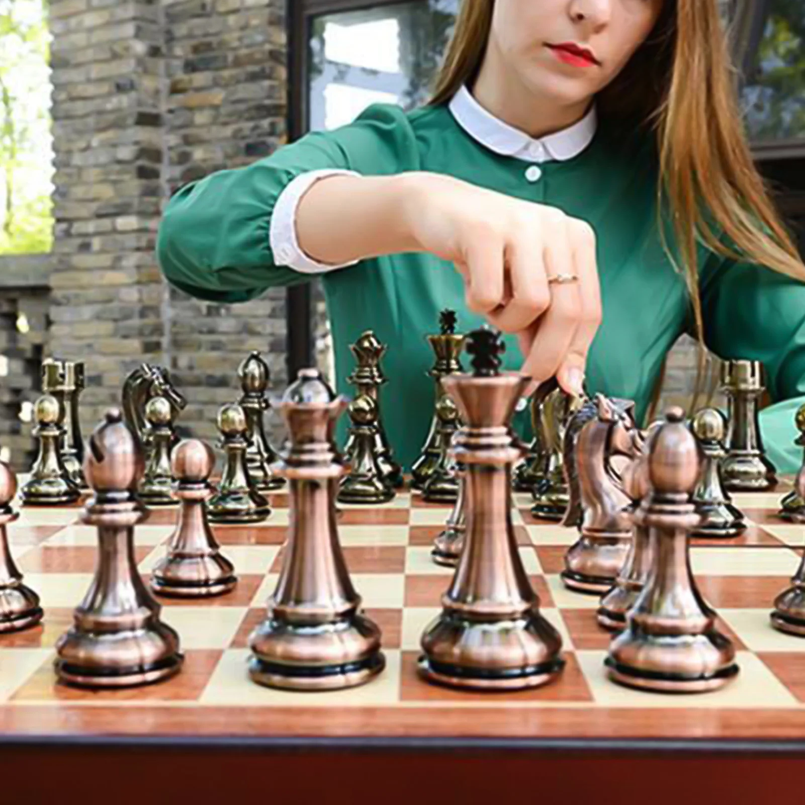 1 комплект шахматная доска игрушки развивающие складные шахматы набор переносные шахматы для дома от AliExpress RU&CIS NEW
