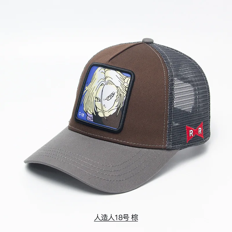 Популярный бренд Goku супер 12 стилей Dragon Ball Snapback хлопковая бейсбольная кепка для мужчин и женщин хип-хоп папа сетчатая шапка бейсболка дропшиппинг - Цвет: Тёмно-синий