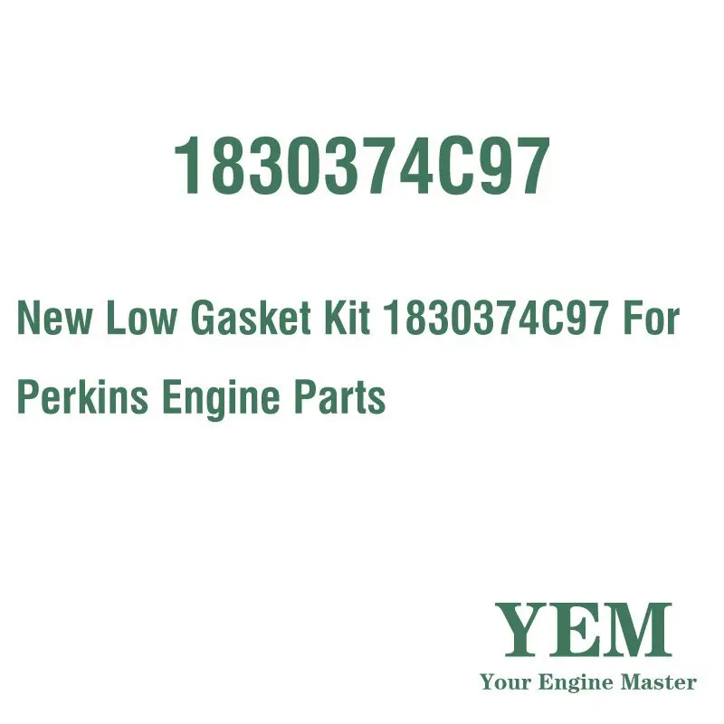 

Новый комплект нижних прокладок 1830374C97 для двигателя Perkins