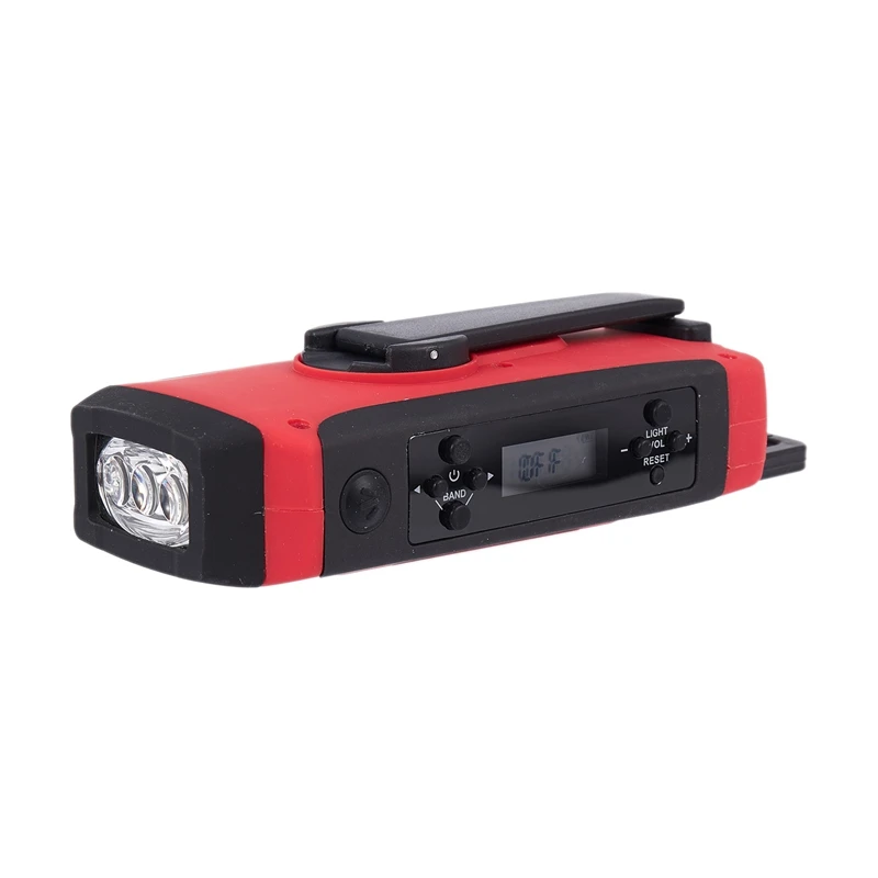 Аварийный Солнечный ручной фонарик Электрический фонарь Динамо Яркий 3