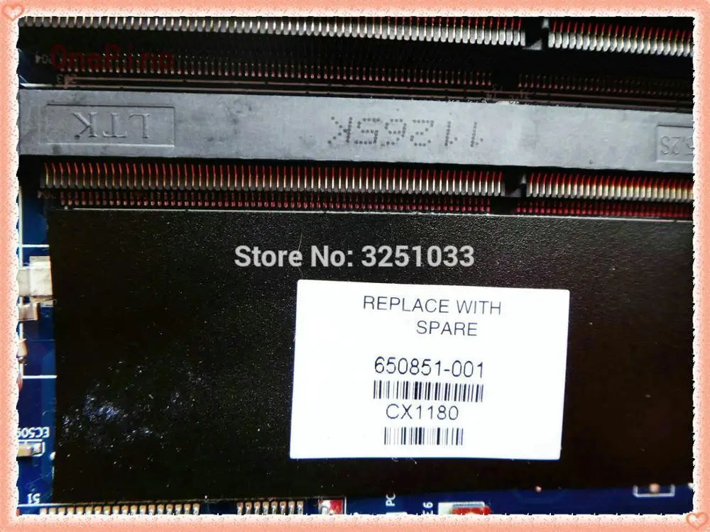 650851-001 для ноутбука HP PAVILION DV6-6000 ПК материнская плата DV6-6100 HD6750/1G 100% тест |
