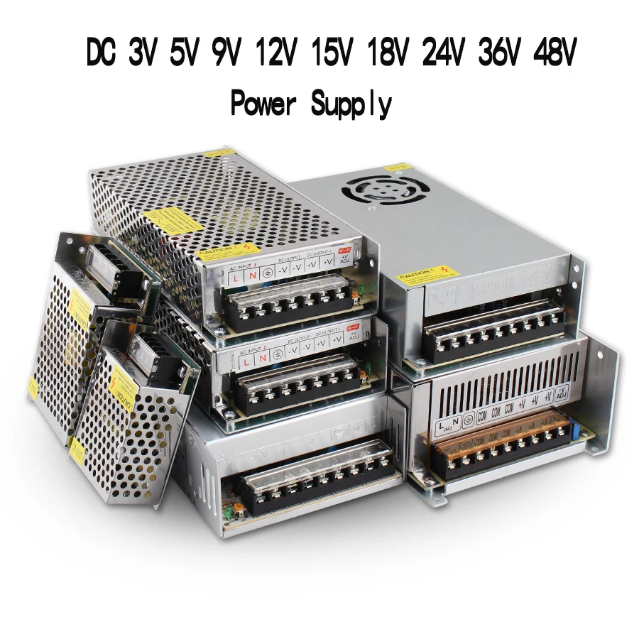 Трансформатор переменного тока в постоянный ток источник питания 12 В 220 В/110 3 5 9 15