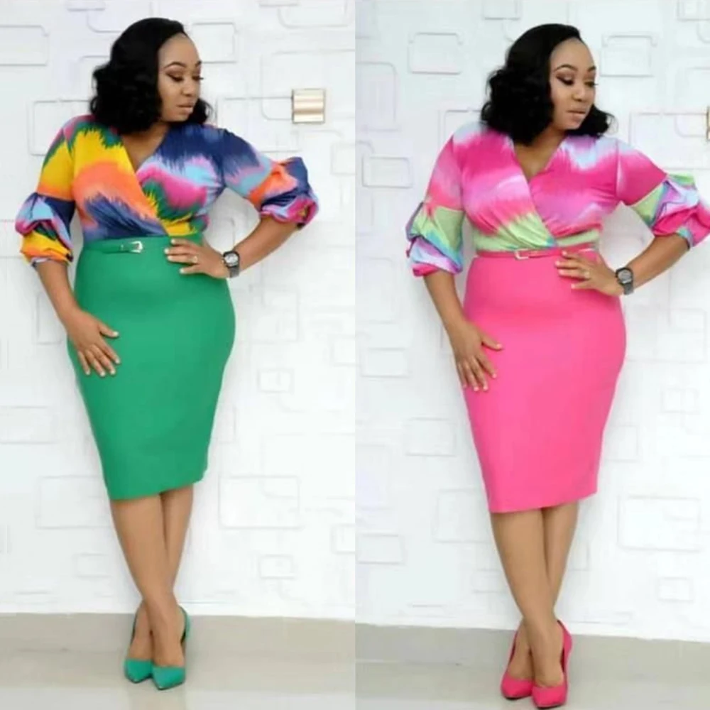 Южноафриканские платья с принтом для женщин 2019 Анкара Платья Летние Базен