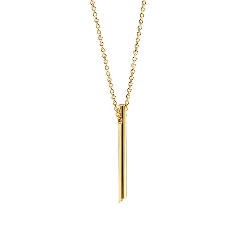 

TOSAKO New Necklace Gold Color Round Zircon Thin Women Sweater Chain Wedding Engagent