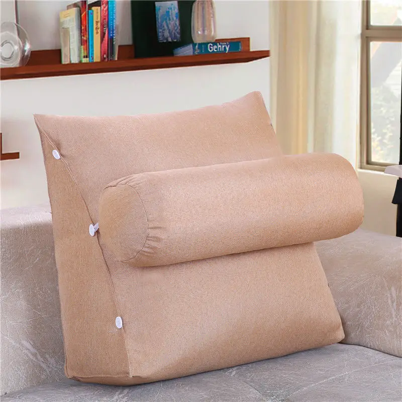 

1PC Large Size Sofa Bed Cushions Home Decorations Office Chair Back Cushions Thicken Soft Triangle Pillow Four Seasons 2021 New