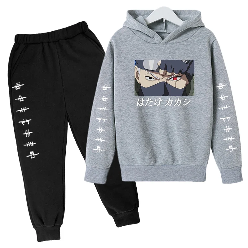 Narutos Clothing Sets Hoodie Top Games Child Tracksuit Girl Toddler clothes Baby Casual Jogging Sportswear Cotton suit | Детская одежда