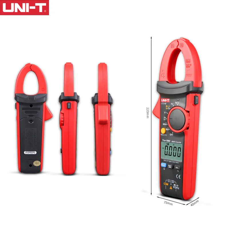 Цифровой зажим-измеритель параметров UT216B UT216C UT216A UT216D True RMS напряжение