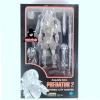 preedator 2 exquisite mini invisible city hunter joints movable 3 75 inches action figure model ornament toys limited collection