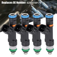 set of 4 fuel injectors 822 11209 0280158179 for 2008 2011 ford focus 2 0l i4 for 2010 2011 ford transit connect 2 0l i4
