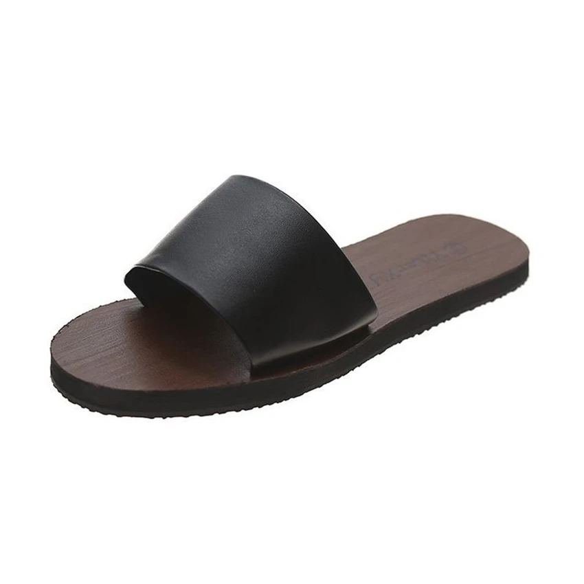 

Women's shoes 2021 new fashion multi-match sandal soft soles comfortable non-slip outside wear flat slippers