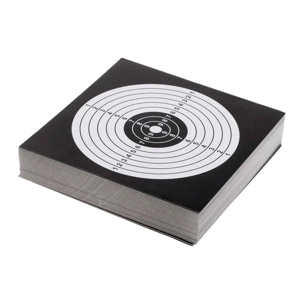

100x Adhesive Reactive Paper Targets for Practice
